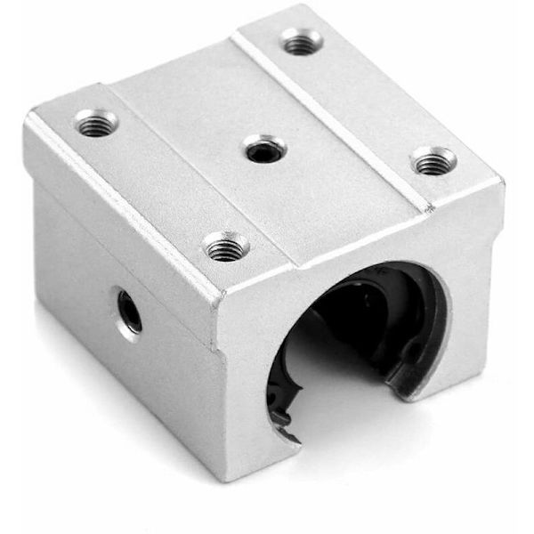 4 kpl lineaarisen liukulaakerin liukukiskoa SBR16UU, alumiininen lineaarinen laakeri 16 mm akselille/tangolle 3D-tulostimelle, kaiverruskoneelle..