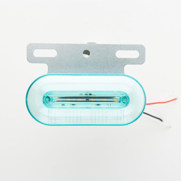 12 LED:n soikea kuorma-auton ohjausvalo kolmella värillä, katuvalo 24V sivuvalo