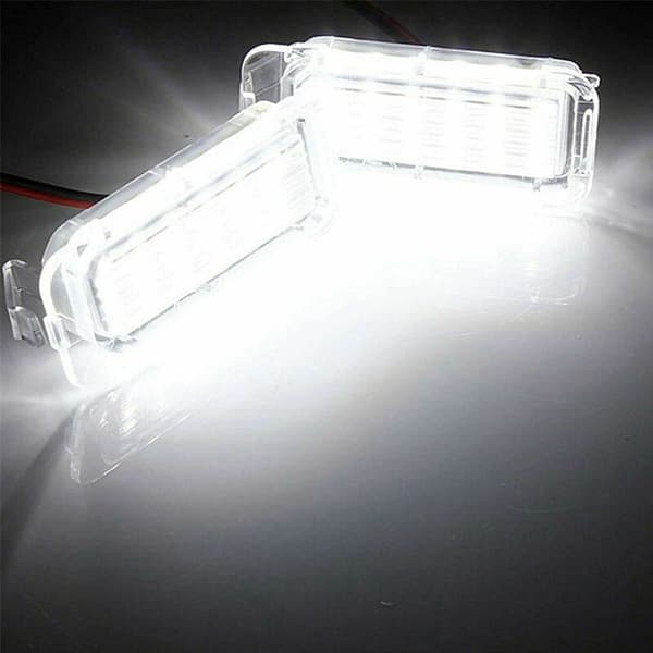 2 stk. Serie 18-SMD LED-nummerpladelys Fejlfri til Explorer Escape