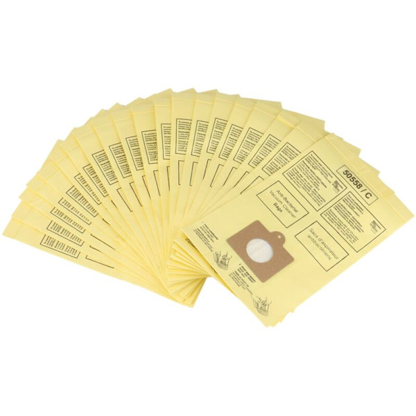 20-pack vakuumfiltrering för Style Q C 5055 50557 50558 50104, C-5 C-18 dammsugardelar