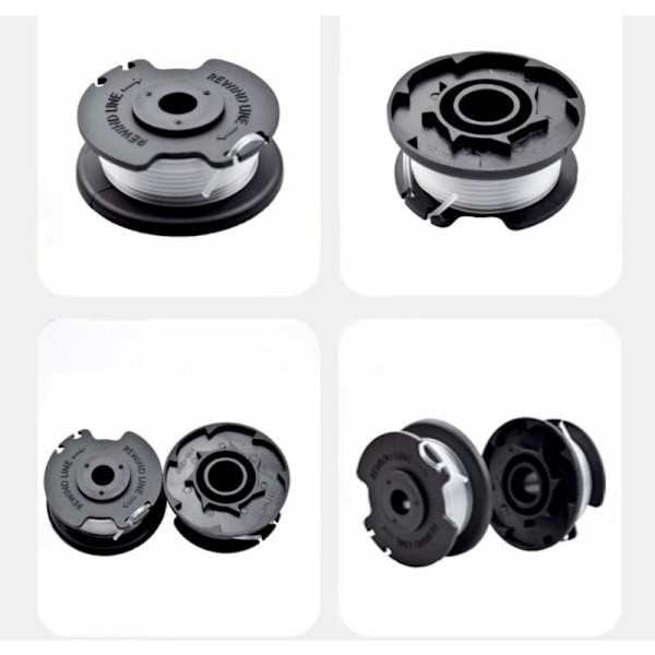 4 stk. reservedele til Einhell GE-CT 18/28 Li, nylon plæneklipper, reservedelsspole til Einhell GE-CT 18/28 Li og GE-CT 18/28 Li TC