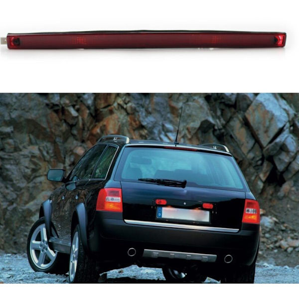 Bil Højmonteret Stoplys Signallampe Samling Tredje Bremslys Bremsning 4B9945097A til A6 1998-2005