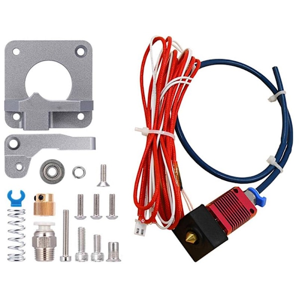 Upgrade Aluminum Alloy Bowden Extruder and MK8 Hot End 24V 40W for 3D Printer 3 / Pro