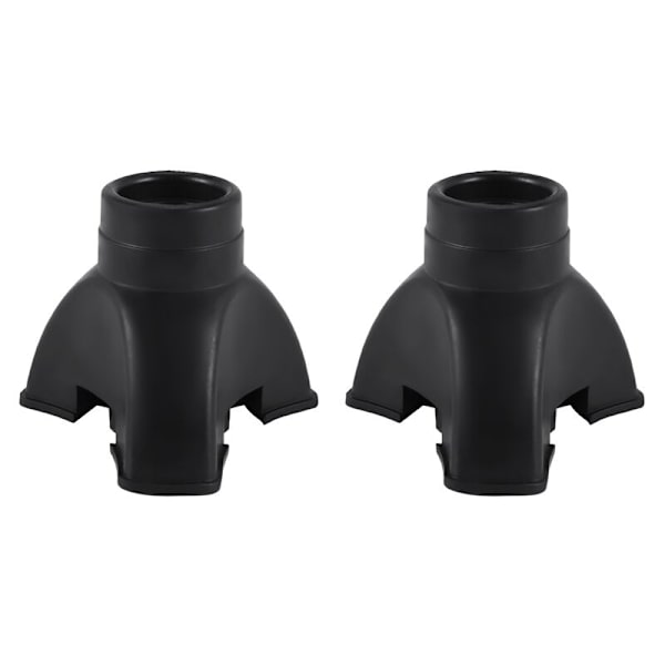2X Gåstok Tripod Stok Spids Selvbærende Gummi, Skridsikker Bund