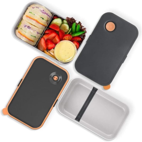 OISHI LUNCHBOX TASTY - 1000ml Bentolåda - Läckagesäker och Vattentät för Barn och Vuxna - Kontor och Skola - BPA Fri - Snacklåda för Diskmaskin, Mikrovågsugn