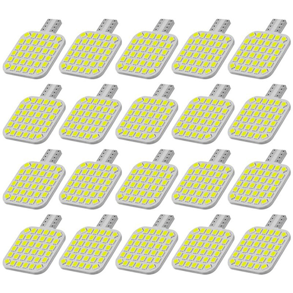 20X LED-lampor för interiör, superljusa 36-SMD 6000K vita T10 922 912 194 lampor för husbil, släpvagn, båt