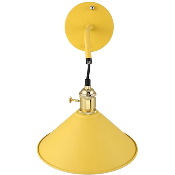 Moderne sengelampe væglampe gang væglampe soveværelse læselampe E27 indendørs lampe gul