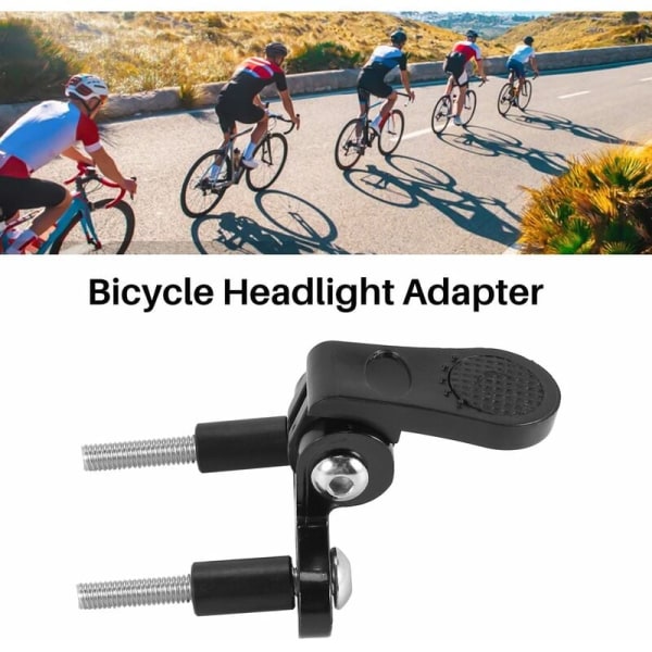 Cykelstrålkastare Adapter för Stammontering Cykel LED Lamphållare Fäste Kamera Typ Anslutning