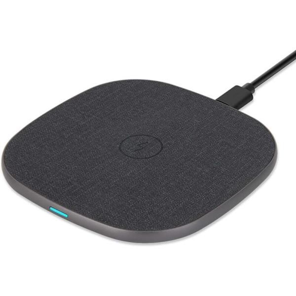 Snabb trådlös laddare för iPhone 11/Pro/XR/XS/X/8/8 Plus, Qi snabbladdningsstation för Samsung Galaxy S10+/S10/Note 9/S9/S9 Plus/Note 8/S8, Huawei P3