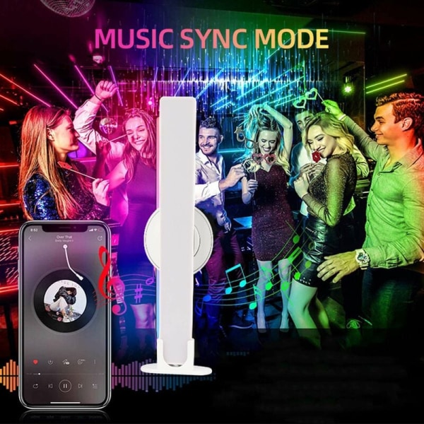 RGB Music Light Bar - LED Lysstripe Lys Dekorasjon Lampe EU Plugg WIFI APP Fjernkontroll
