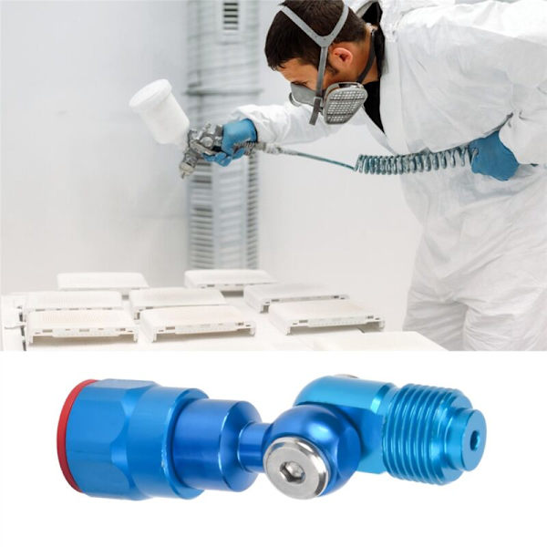 2 stk 7/8 tommer F-7/8 tommer M Luftløs Sprøytemaskin Svingledd Adapter Sølv Svingledd for Malingssprøyte /