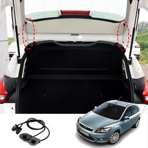 2 st bagagerumsförvaringsremmar för Focus Hatchback 2012-2017