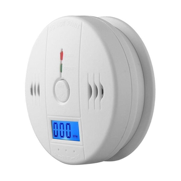 Koldioxiddetektor med LED-display/elektronisk sensor, Koldioxidlarmdetektor