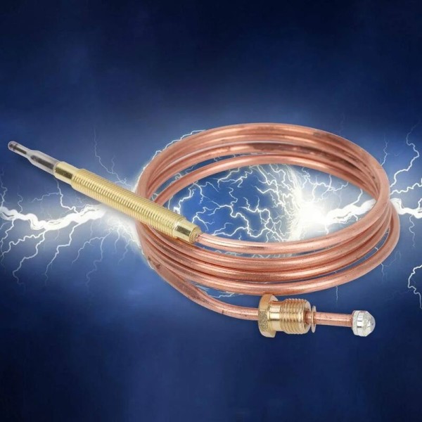 Universal termoelement til gaskomfur, håndværkstilbehør, adaptere til ildsted (90 cm)