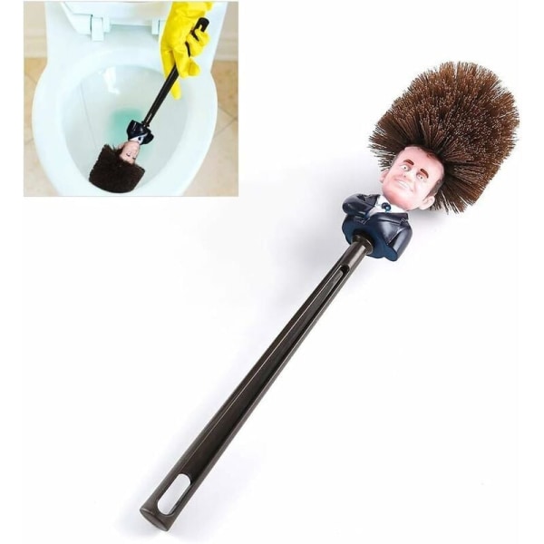 Macron Mjuk Borst Toalettborste för Djuprengöring Badrum, Plast, Pinsel, 36 8cm/14.17 3.14inch