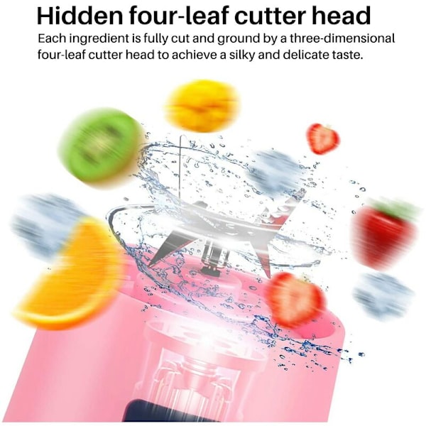 Bærbar Mini Juicer Elektrisk Juicer Multifunksjonell Juicer Oppladbar Student Juicer