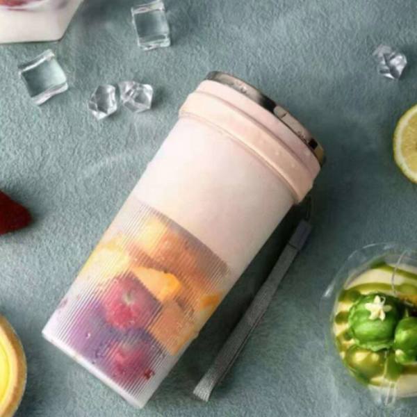 Bärbar Elektrisk Juicer USB Laddningsbar Handhållen Smoothie Blender Fruktmixer Mat Milkshake Juice Maker Maskin B