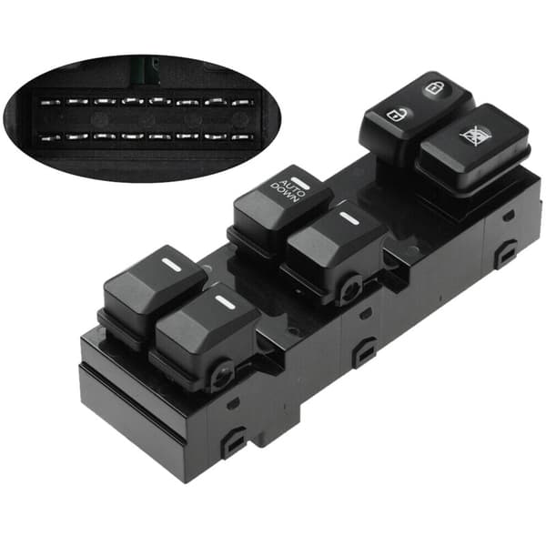För R 2011-2016 Power Master Window Regulator Control Switch Vänster Förarsida 93570-3W600 (AUTO DOWN)