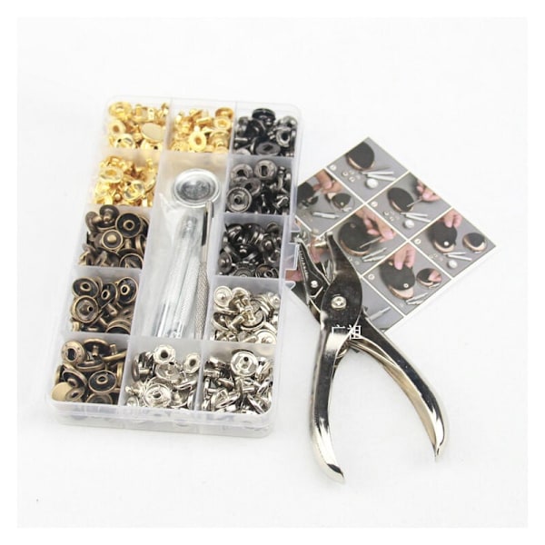 120 stk. Øyebolter for presenninger, Øyeboltsett med vaskemaskin, 5 mm metallsett, syøye for gardiner, Øyebolt tang for presenning, Øyebolt tang for presenning