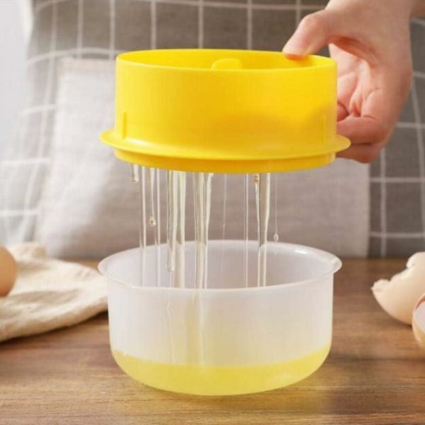 Äggvite-separator Äggulor Sil Home Köket Matlagning Köksredskap DIY Äggkokare Äggulor Separator Dessert Matlagning Verktyg (Slumpmässig Färg) HIASDFLS