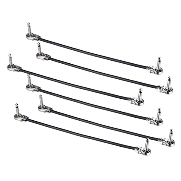 6-pakks gitarlappkabel for 12 tommers akustiske instrumenter Duckhead-effekt