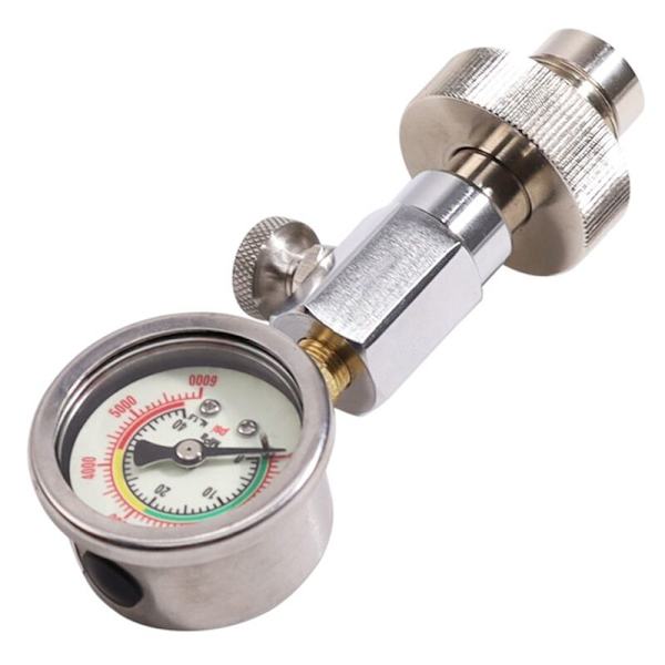 Trycktest för dykluftstank, Submarin Din 232/300 Bar med Mätare 400Bar/6000Psi