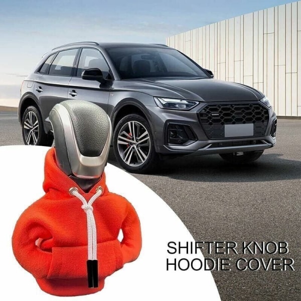 Bil Gear Shift Hoodie Kreativ Gear Shift Cover Sød Gear Shifter Beskytter Universal Cover til, Orange