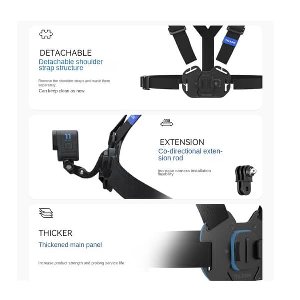 Frigivelses Brystrem Holder til Hero 12 11 10 9 Action