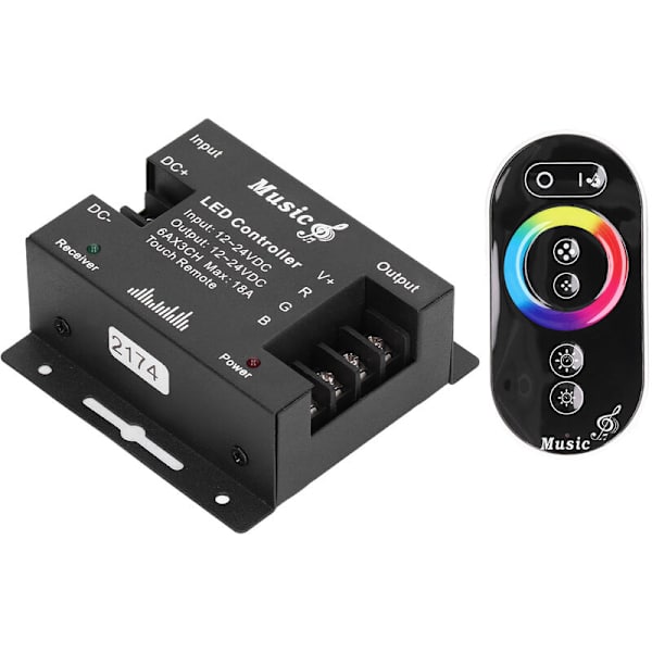 RGB Ljusstyrenhet, Högkänslig RF Kapacitiv Touch LED-styrenhet för Hemmet för Bar