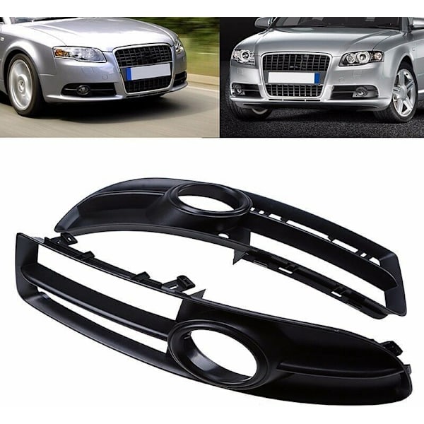 Auton säleikkö puskurin sumuvalon peitekehyksen koriste - A4 B7 2005-2009