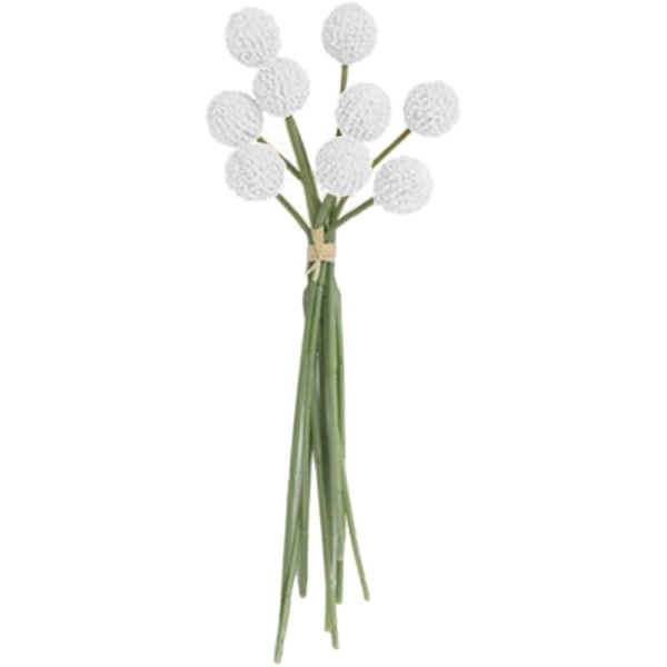 9 stk. Gyldne Ball Kunstige Plastblomster Bukett Frukt Stuebord Bryllup Dekorasjon Falsk Blomst DIY A
