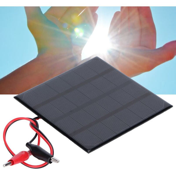 2W 6V Aurinkopaneelimoduuli Leikkimiseen, Lampun Lataamiseen ja DIY-Projekteihin