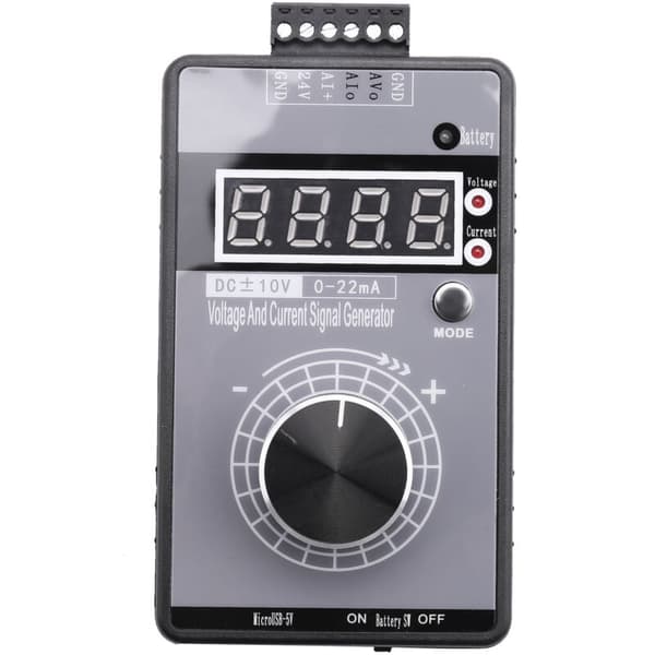 DC 0-10V 0/4-20MA Strøms- og Spændingssignalgenerator, Analog Simulator til PLC og Panel Fejlfinding, Frekvensomformer