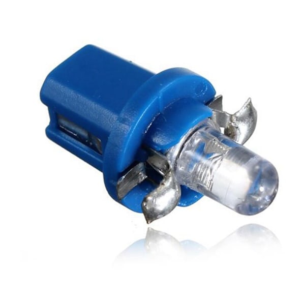 10 st T5 B8.5D LED-kilformade lampor för instrumentbräda i bil, DC12V