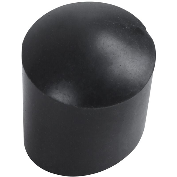 Gummikapsler 40 stk Sorte Gummistykker, 10 mm Spidser