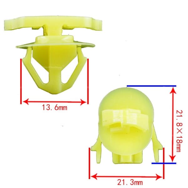 A21085 Rocker Panel Moulding Clips Fastener Bracket Passar för 4-dörrars Utility 2003-On