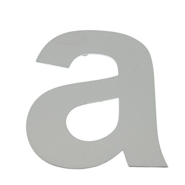 Bogstav A 150 mm rustfrit stål markering