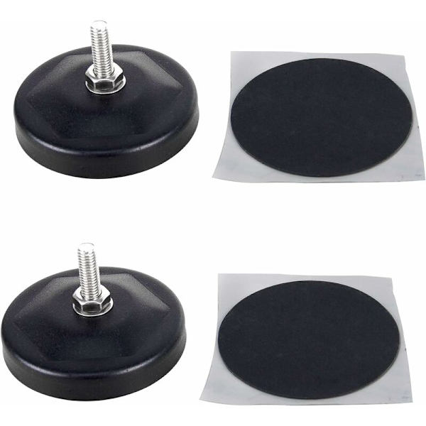 2 kpl Vahvat magneettikiinnikkeet, Magneettiset pohjakiinnikkeet LED-valopalkin, LED-valopalkin, LED-työvalon, maastoauton, kuorma-auton, SUV:n 4x4 (Brac