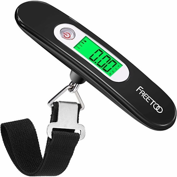 Elektroninen matkalaukkuvaa'aka, kannettava vaaka, digitaalinen matkalaukkuvaa'aka, max 50 kg/110 lb (LB, g, Oz, kg), elektroninen vaaka/taara-toiminto/matkailu/ostos/posti