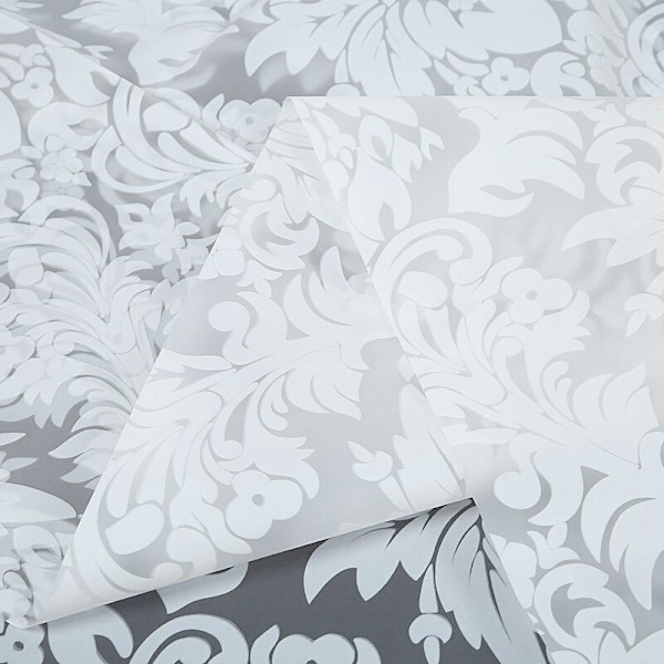 Blomsterbruseforhæng 200X200Cm Damask Peva Tykke Badeforhæng Vandtæt Skimmelsikkert Badeforhæng med Kroge