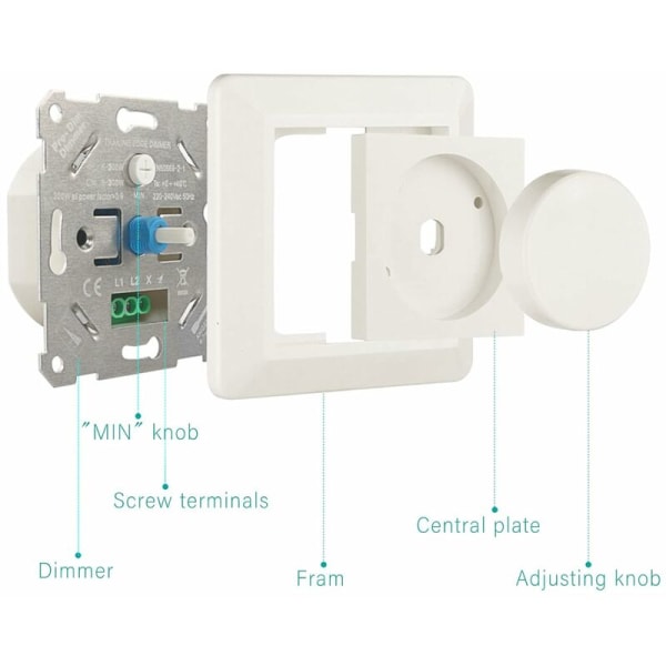 LED Dimmer Switch, Smart Button Switchar och Dimmers Dimmer Switch - Bli rik