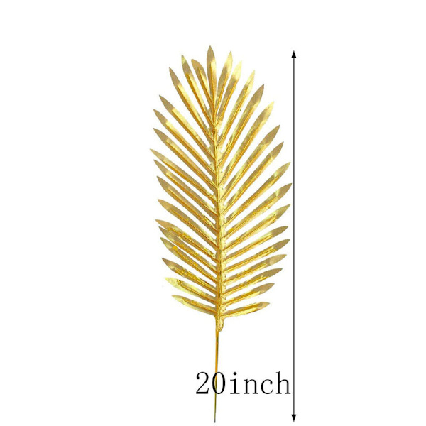 6 stk. Kunstige Palmetræer Blade Efterligning Blad Kunstige Planter Faux Falske Tropiske Store til Hjem Arrangement Jungle Fødselsdagsfest Bryllup Deco