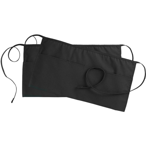 Half-Length Short Waist Apron with Pocket Catering Chef Waiter Bar Household Cleaning Tools and Accessories Apron