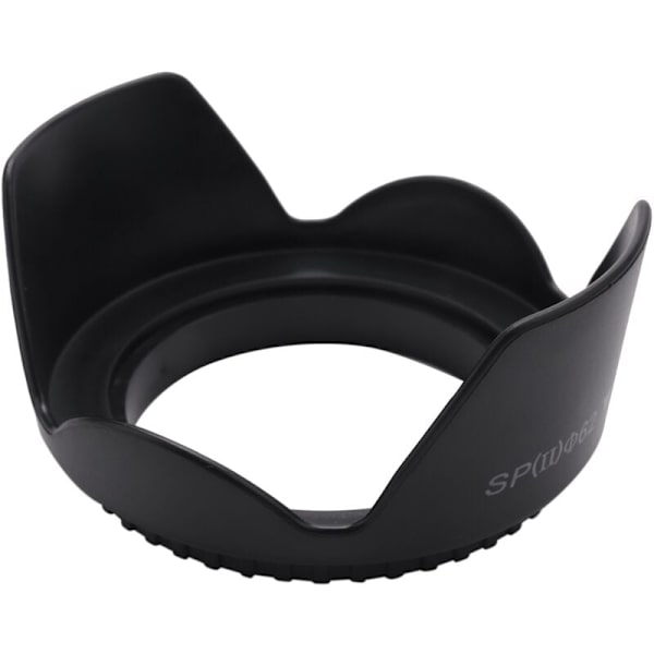 DC-SN HOOD 62mm skrue blomst kronblade objektiv solblender til 58mm objektiv sort