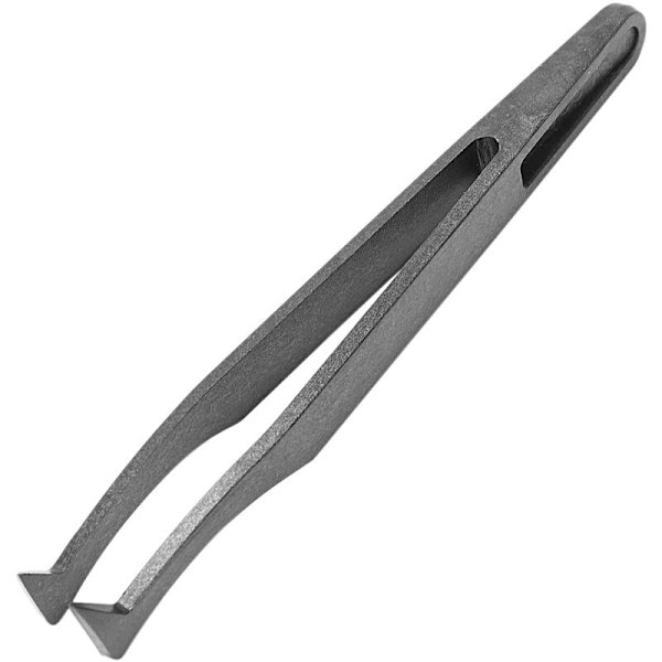6 stk. Antistatisk pincet i plast, størrelse 1/2/3/5/6/8 (sort)
