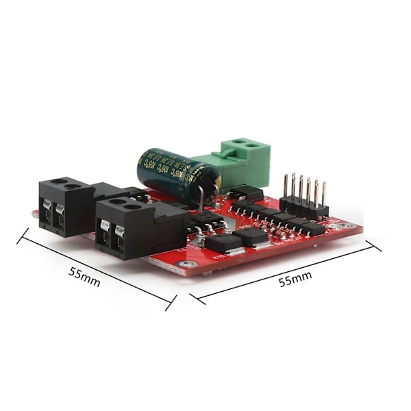 7A 160W Motorstyrningsmodul 12V 24V Dubbelkanal DC Motorstyrningsmodul H-brygga L298 PWM Logikstyrning Optokopplare