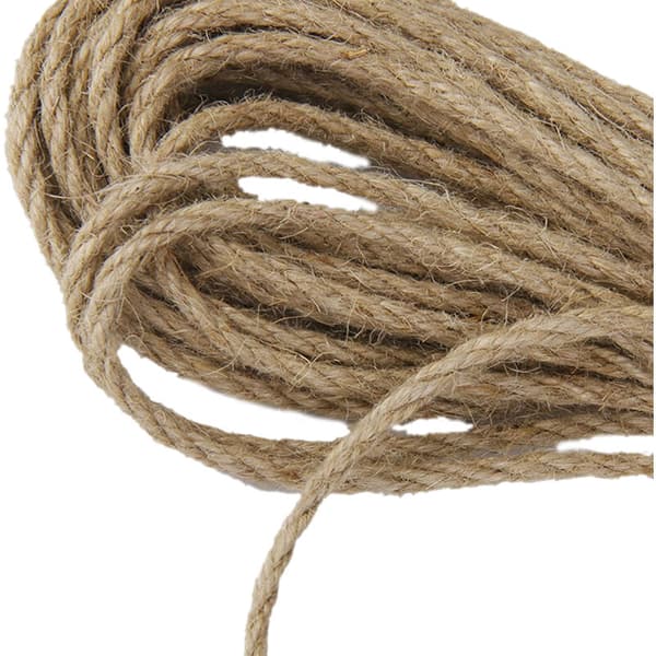 10M luonnonhamppuköysi Sisal-köysi Narukassi 3mm
