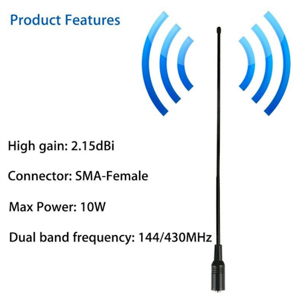 4X UV5R UV-82 771 Antenni 144/430MHZ 10W Kaksoiskaistainen Walkie Talkie