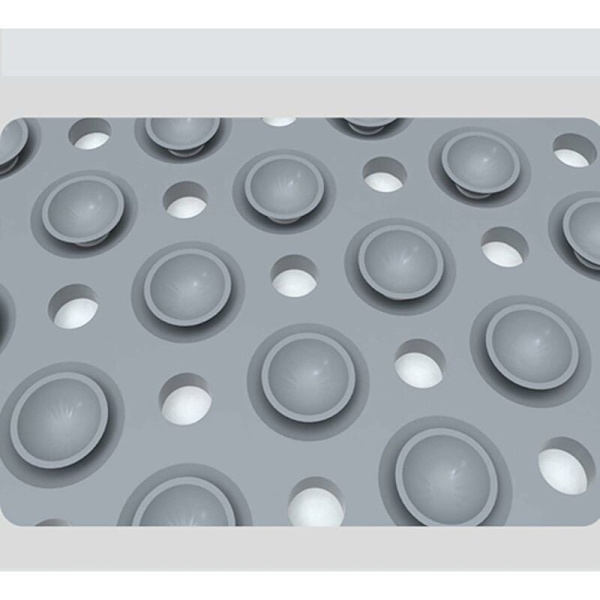 Rektangulær dusjmatte Stor baderom sklisikker matte Husholdning dusjrom badematte Toalettgulvmatte PVC fotmassasje Badekarmatte-8858cm
