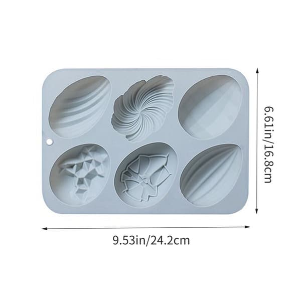 Påskäggform 2-pack Jätte silikon påskchokladformar Påskägg Muffin Cupcake